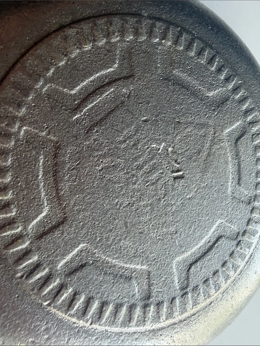 Cast Aluminum Cookware Lid in Silver with Red and Green Accents